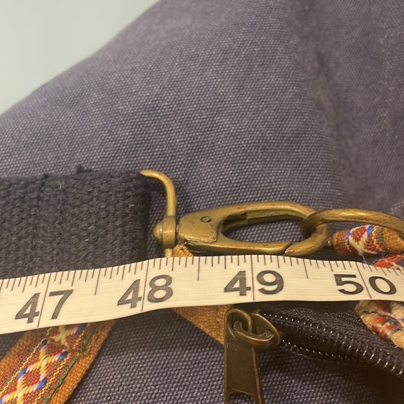 Boho Embroidered and Lace Canvas Bag Beach Bag Tote Crossbody World Market - Picture 16 of 16